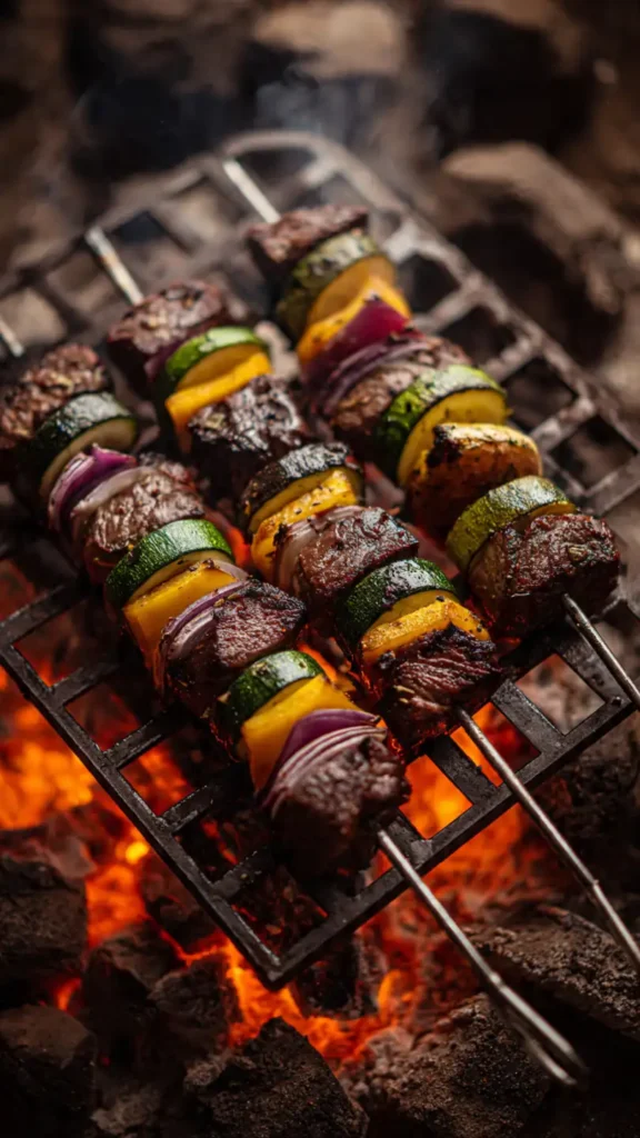 Marinated Steak Kebabs