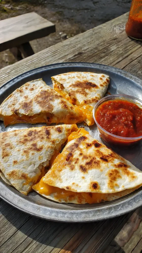 Campfire Quesadillas
