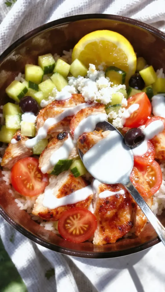 Greek Chicken Bowls