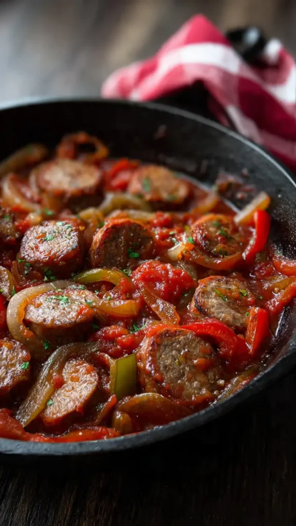 Sausage and Peppers Skillet