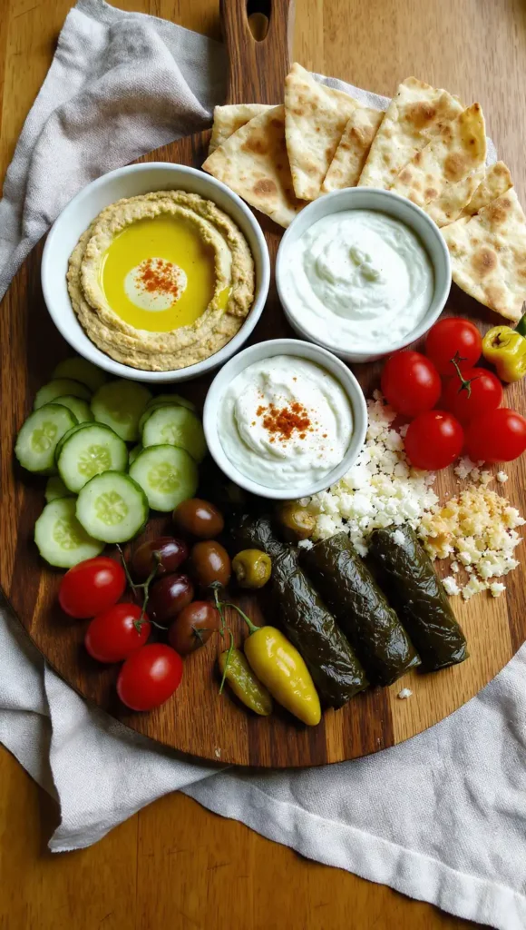 8. Hummus Mezze Plate
