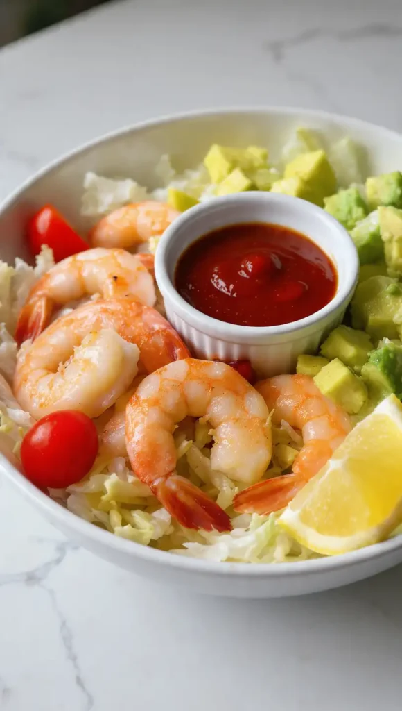 9. Cold Shrimp Cocktail Bowls