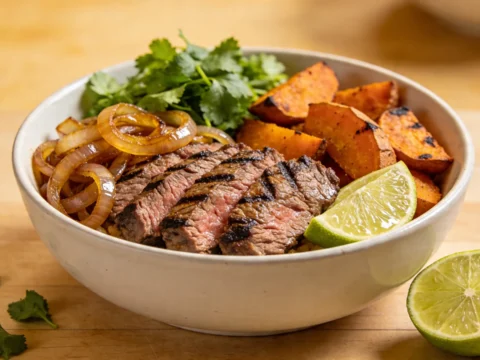 Cilantro Lime Steak Bowls  (Easy Healthy Meal Prep!)