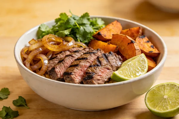 Cilantro Lime Steak Bowls  (Easy Healthy Meal Prep!)