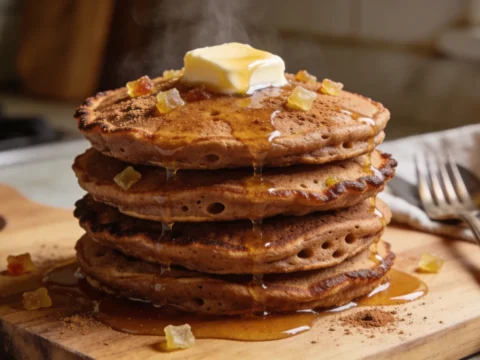 Fluffy Gingerbread Pancakes Recipe – The Ultimate Holiday Breakfast You’ll Make All Winter