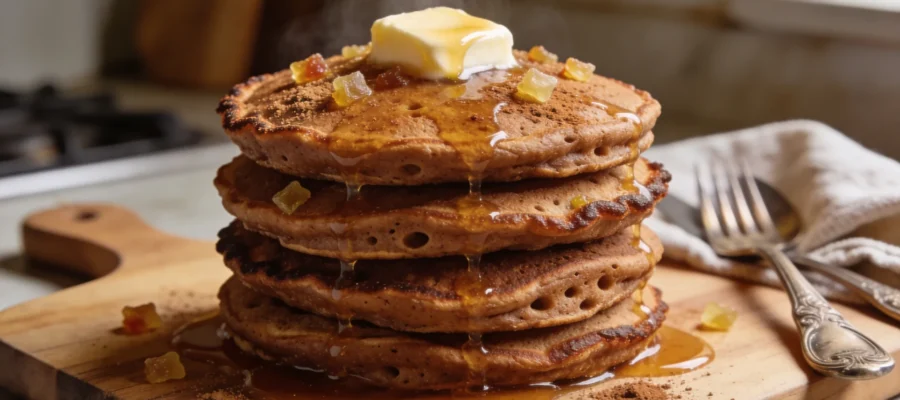 Fluffy Gingerbread Pancakes Recipe – The Ultimate Holiday Breakfast You’ll Make All Winter