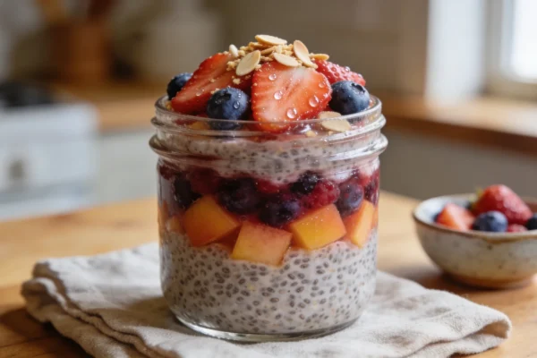 Fruit Compote Chia Pudding: A Stunning 5-Minute Layered Breakfast