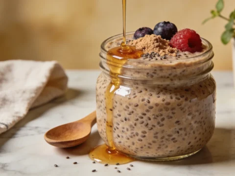 High-Protein Chia Pudding Recipe (32g Protein, 4 Ingredients!)