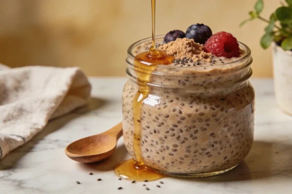High-Protein Chia Pudding Recipe (32g Protein, 4 Ingredients!)