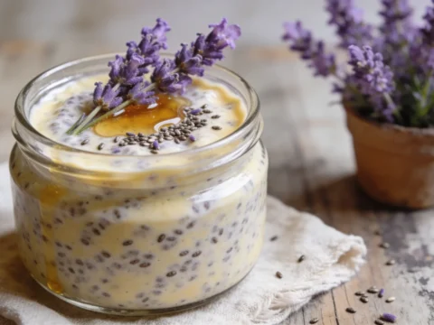 Lavender Chia Pudding Recipe – Floral, Light & Naturally Sweetened