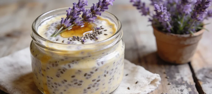 Lavender Chia Pudding Recipe – Floral, Light & Naturally Sweetened