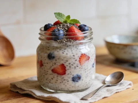 Low Calorie Chia Pudding – Light, Filling & Ready Overnight