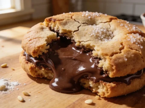 Nutella Stuffed Cookies Recipe – Gooey Centers with a Soft, Bakery-Style Texture