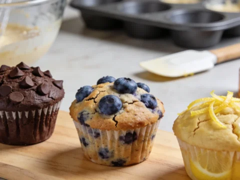 Protein Muffins for Grab‑and‑Go Breakfast (One Batter, 3 Flavors) ​