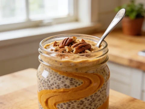 Pumpkin Chia Pudding Recipe – Creamy, Healthy & Ready Overnight