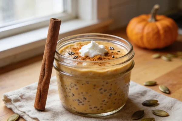 Pumpkin Spice Chia Pudding (Dairy-Free, 6 Ingredients, No Cook!)