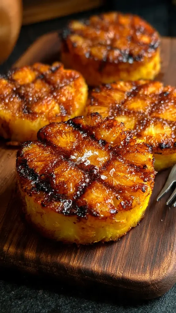 Grilled Pineapple with Brown Sugar