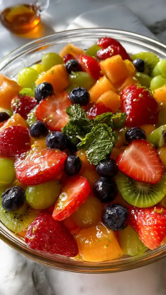 Honey Lime Fruit Salad