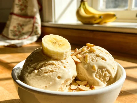 2 Ingredient Banana Ice Cream — No Churn, Healthy