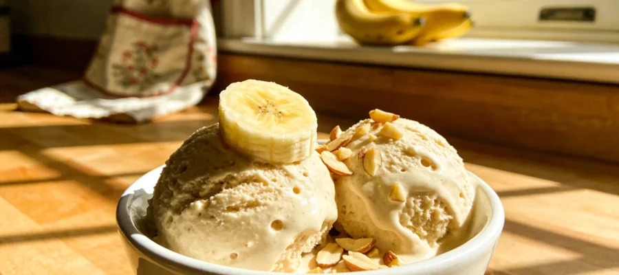2 Ingredient Banana Ice Cream — No Churn, Healthy
