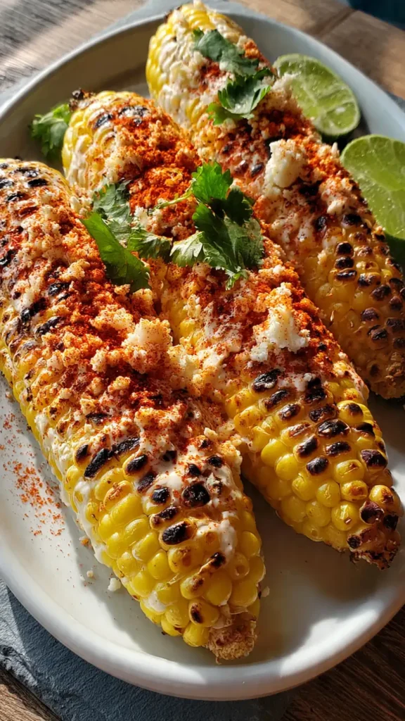 Elote-Style Grilled Corn