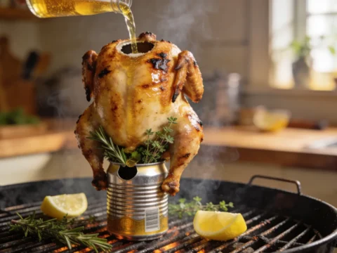 Beer Can Chicken Recipe on the Grill