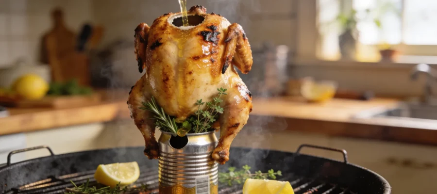 Beer Can Chicken Recipe on the Grill