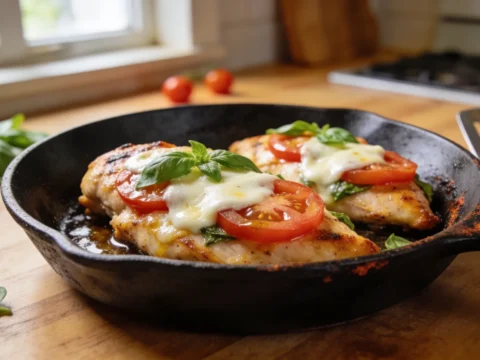 Caprese Chicken — Juicy Skillet Dinner in 25 Minutes