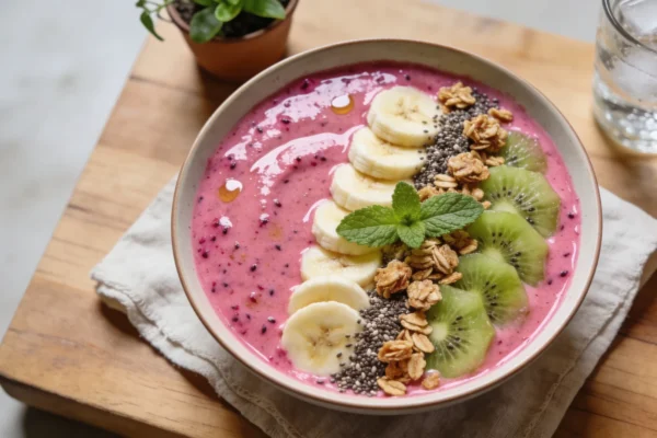 Dragon Fruit Smoothie Bowl (Pink Pitaya Bowl)