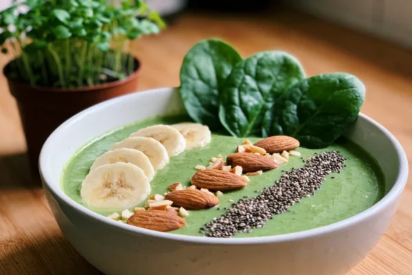Green Smoothie Bowl — 5 Ingredients, No Yogurt Needed