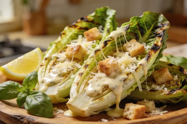 Grilled Romaine Caesar Salad — Smoky Summer Side