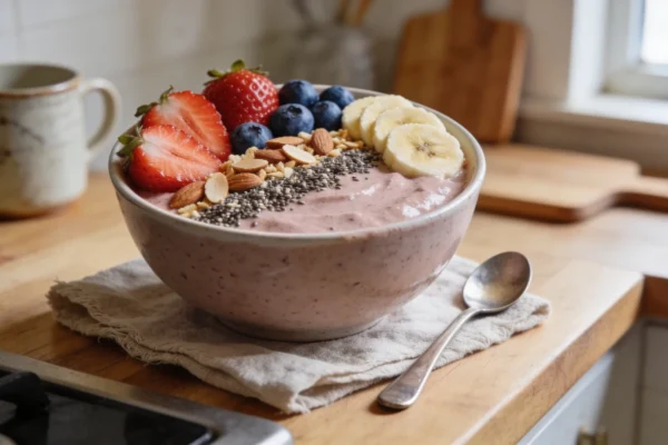 High Protein Smoothie Bowl — 30g Protein, No Powder