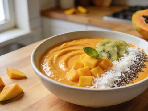 Mango Smoothie Bowl — Tropical Summer Breakfast