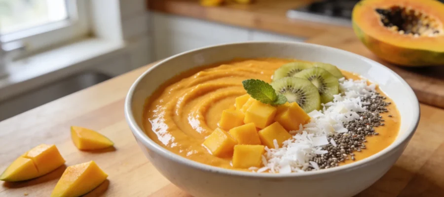 Mango Smoothie Bowl — Tropical Summer Breakfast