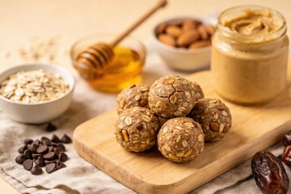 No Bake Energy Balls — 5 Ingredient Healthy Snack