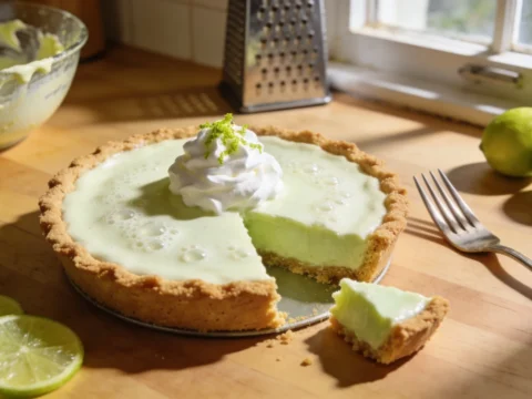 No Bake Key Lime Pie — Creamy, Tangy and Refreshing