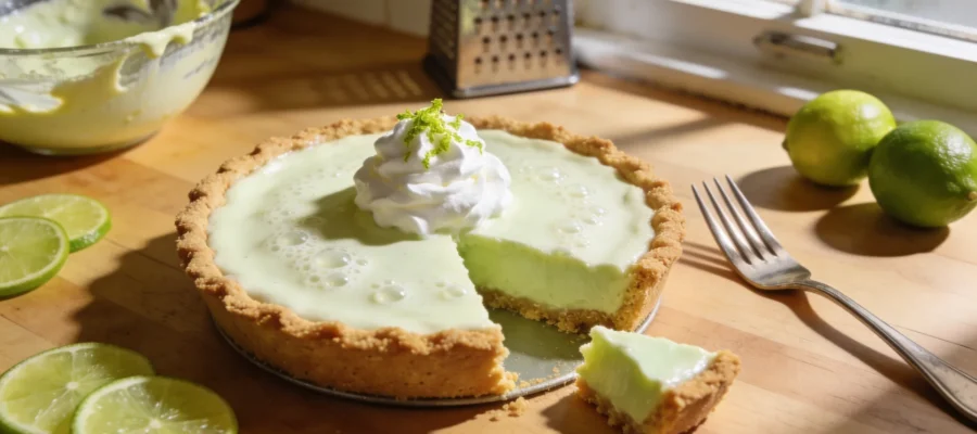 No Bake Key Lime Pie — Creamy, Tangy and Refreshing