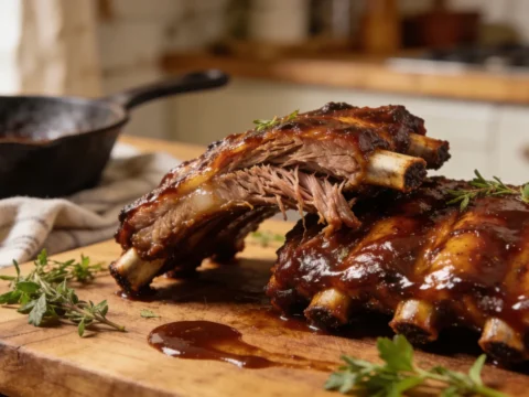 Oven BBQ Baby Back Ribs — Fall Off the Bone