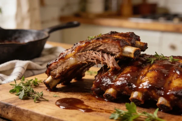 Oven BBQ Baby Back Ribs — Fall Off the Bone
