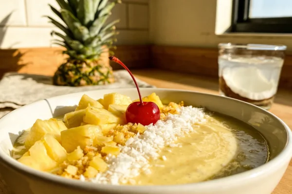 Piña Colada Smoothie Bowl — Tropical Breakfast Vibes