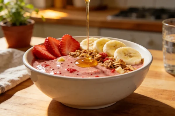 Strawberry Banana Smoothie Bowl — 4 Ingredients