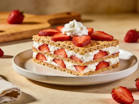 Strawberry Icebox Cake — No Bake Summer Crowd Pleaser
