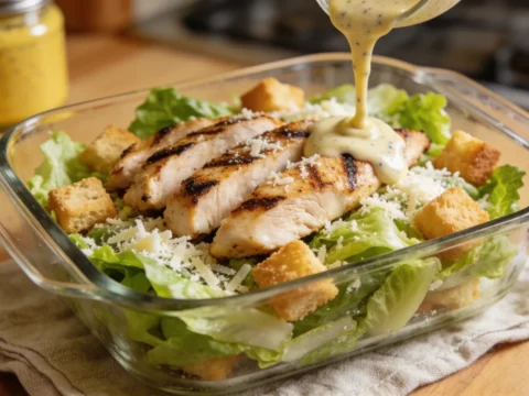Chicken Caesar Salad — High Protein Meal Prep Bowl