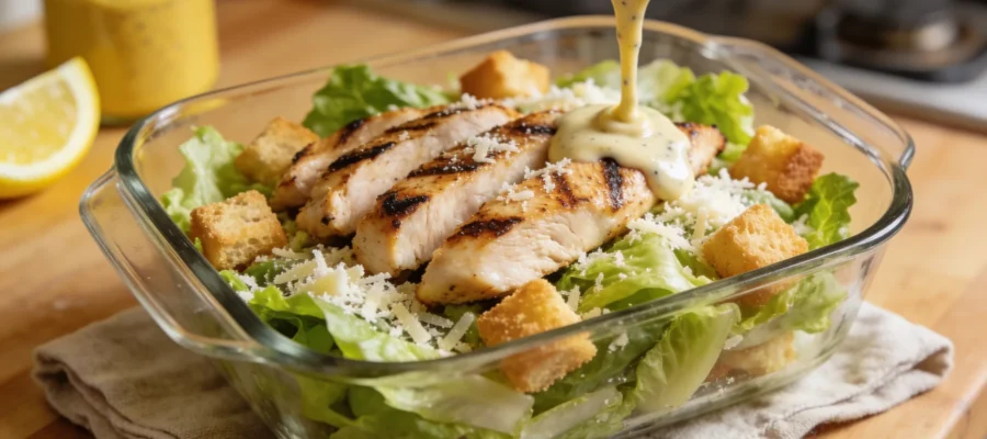Chicken Caesar Salad — High Protein Meal Prep Bowl