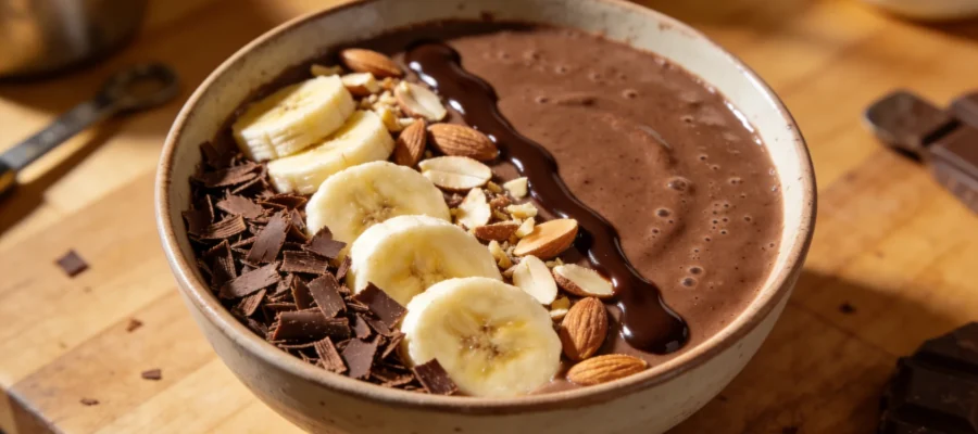 Chocolate Protein Smoothie Bowl — Tastes Like Dessert