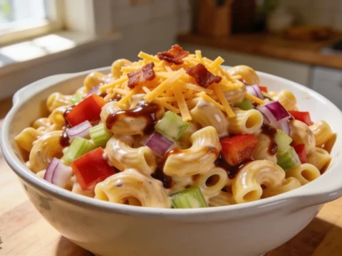 Classic Macaroni Salad Recipe — Creamy BBQ Side Dish
