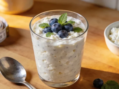 Cottage Cheese Smoothie — High Protein Low Calorie