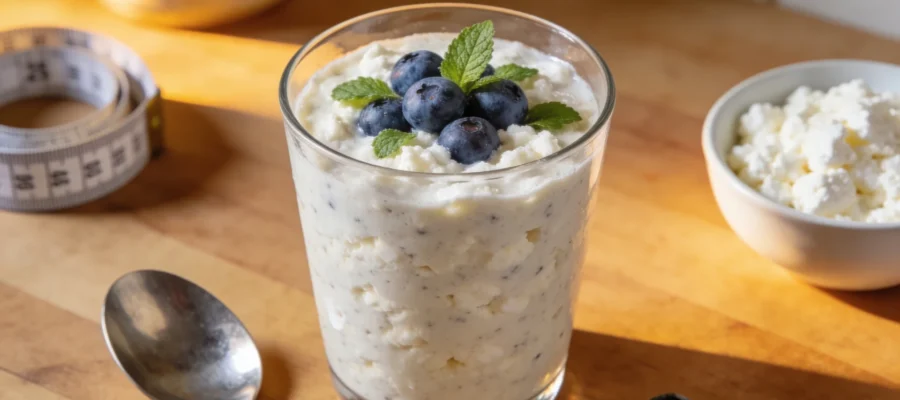 Cottage Cheese Smoothie — High Protein Low Calorie