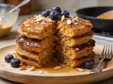 Protein-Packed Sweet Potato Pancakes Recipe