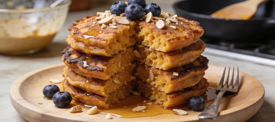 Protein-Packed Sweet Potato Pancakes Recipe